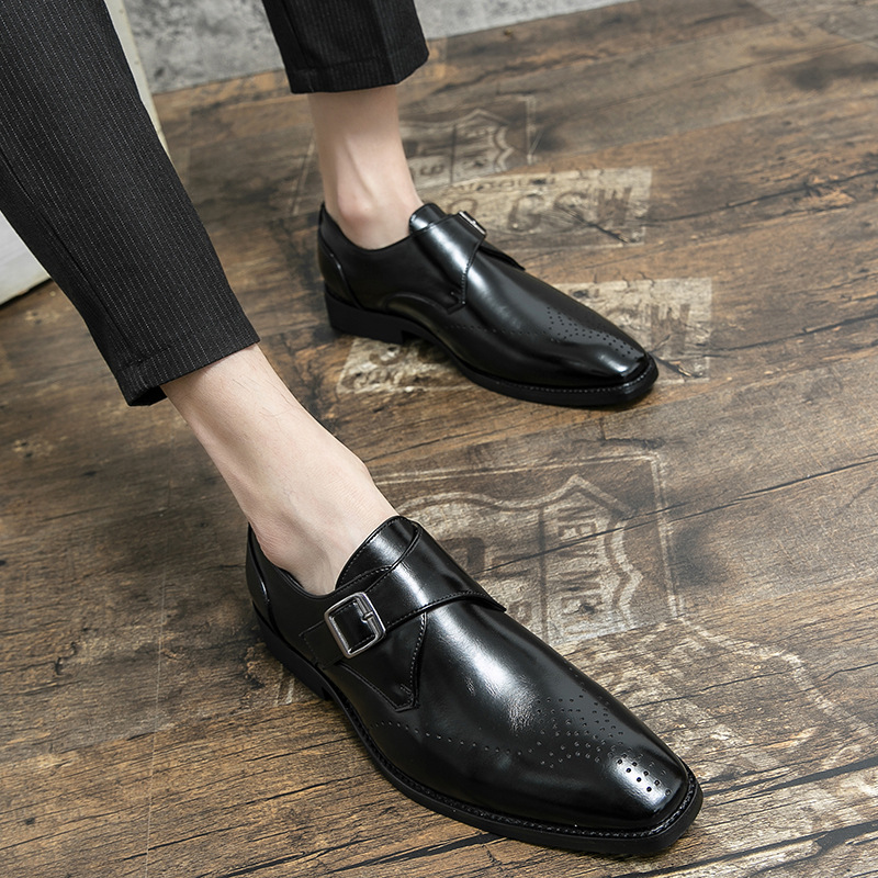 Plus Size Autumn Leisure Men's Breathable Leather Shoes foto 4