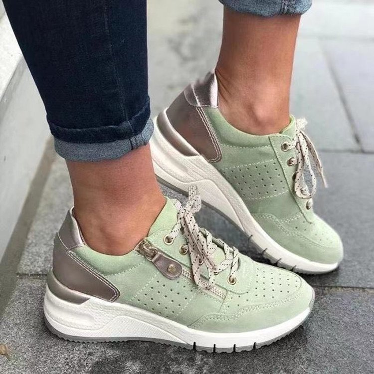 Fashion Chunky-soled Sneakers Outdoor Walking Running Casual Shoes For Women foto 2
