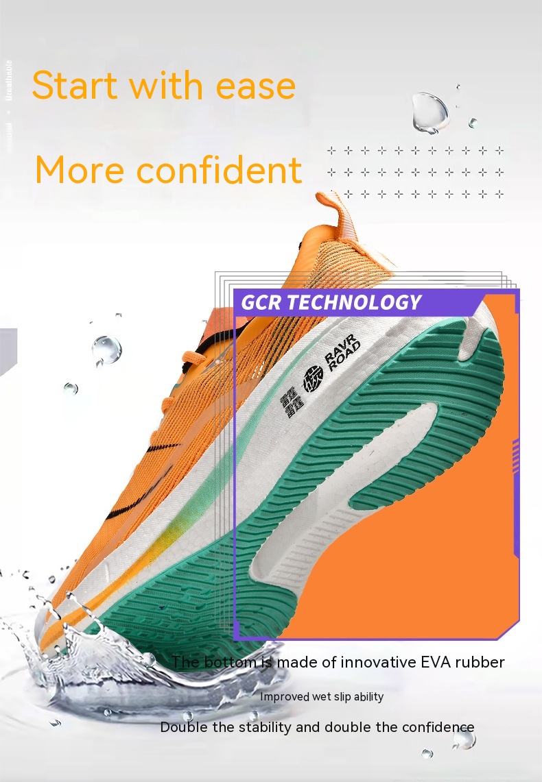 Shockproof Breathable Running Shoes Unisex Shoes Marathon Racing Soft Sole Lightweight Sneaker foto 4