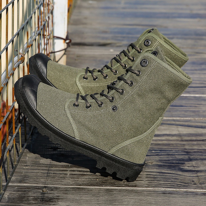 Platform High-top Canvas Flanging Martin Fashionable Sports Shoes foto 2