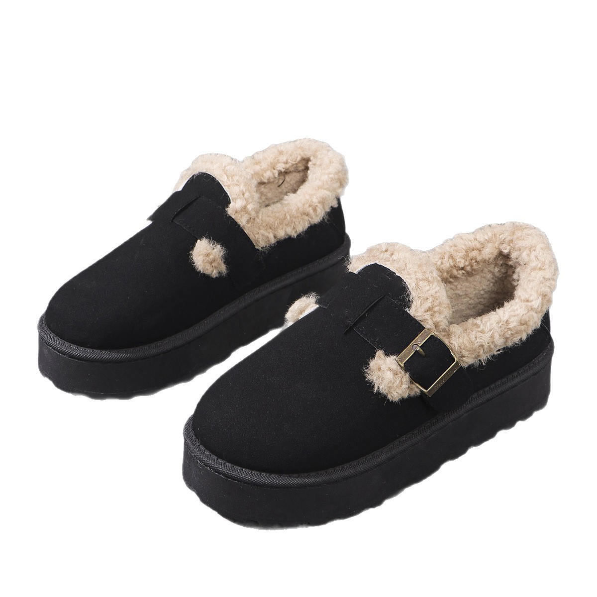 Women's Plus-size Snow Boots With Plush Lining And Thick Soles foto 5