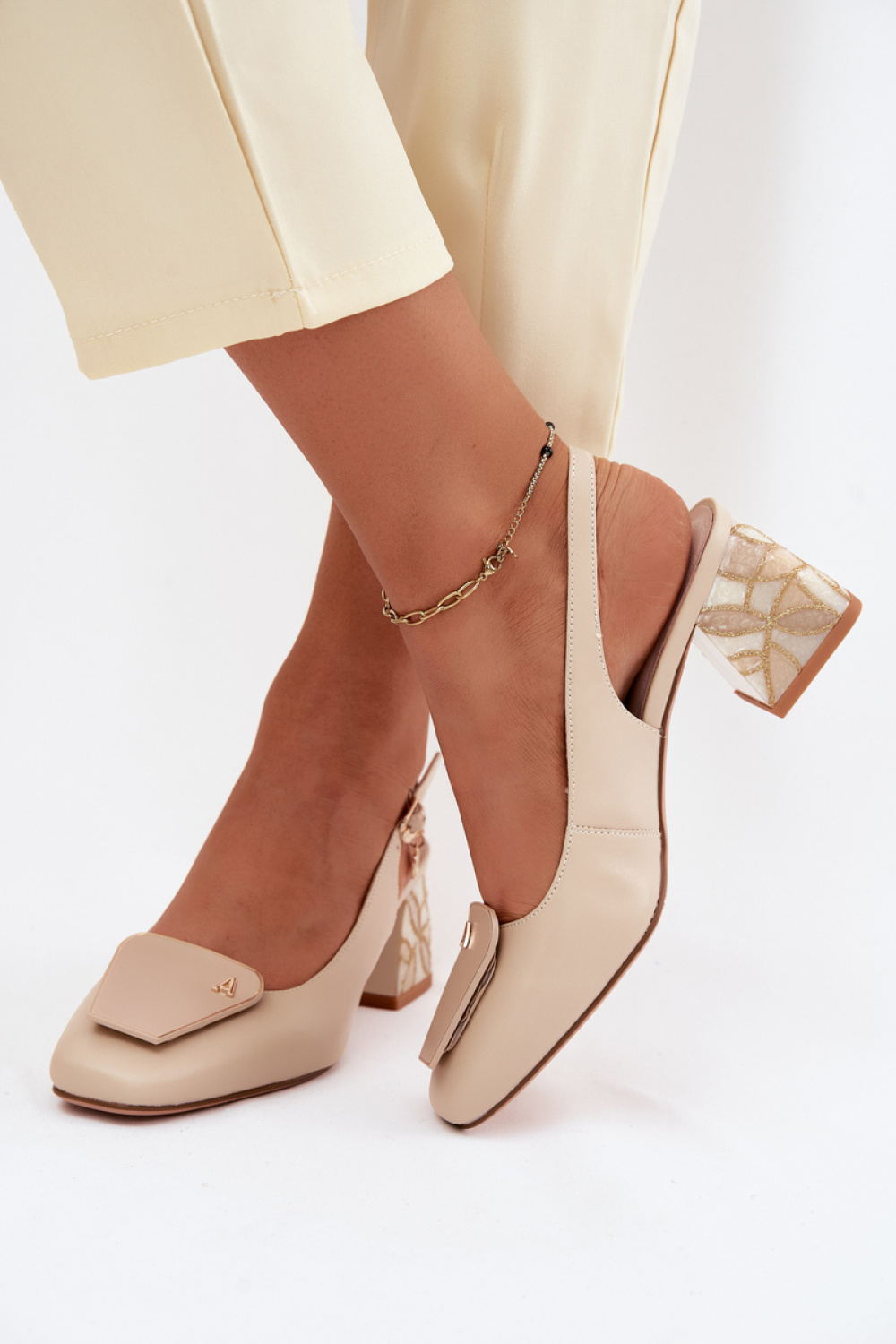 Pumps met dikke hak Step in style foto 3