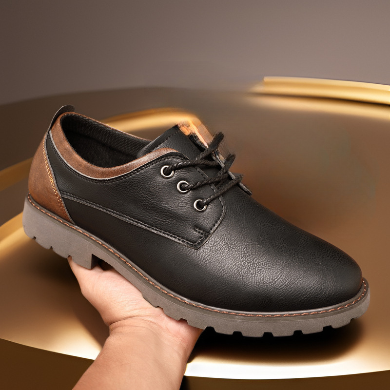 Large Size Casual Korean Fashion Men's Retro Low-top Shoes foto 5