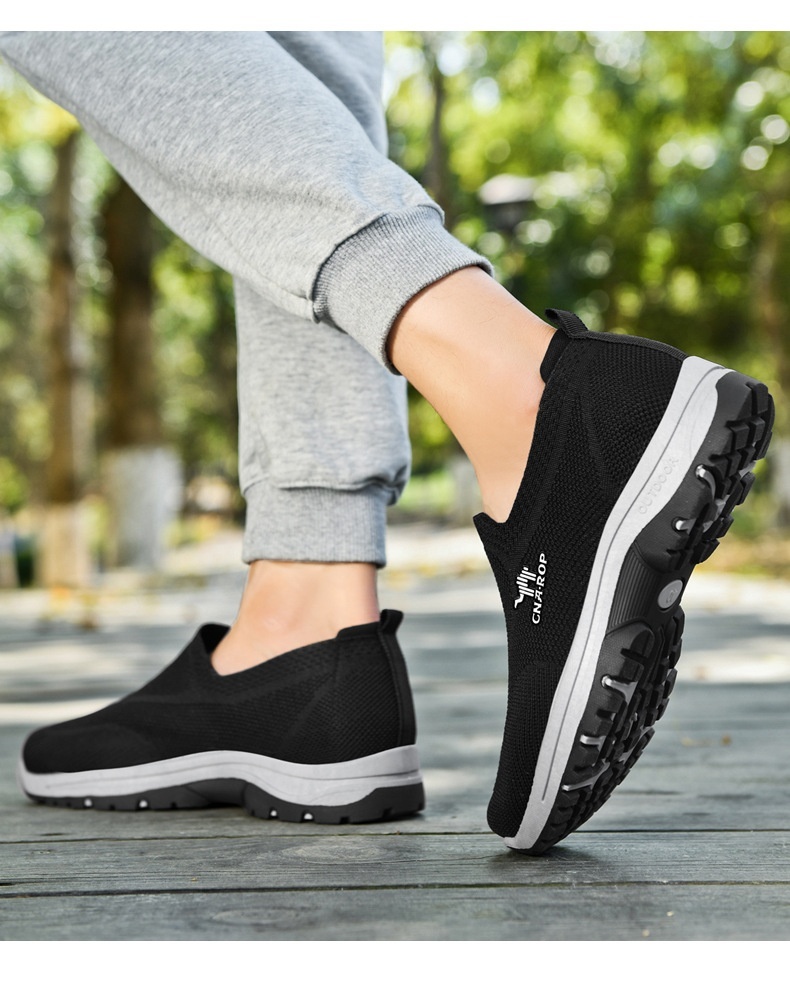 Flying Woven Breathable Mesh Sports Men's Shoes foto 3