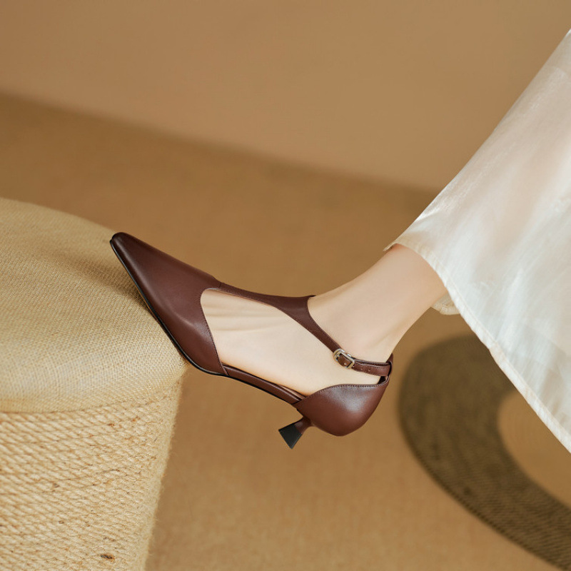 Women's Special Interest Light Luxury Vintage High Heels foto 4