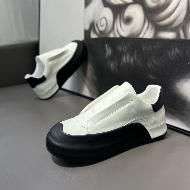 Genuine Leather Slip-on Breathable Running Casual Shoes foto 2