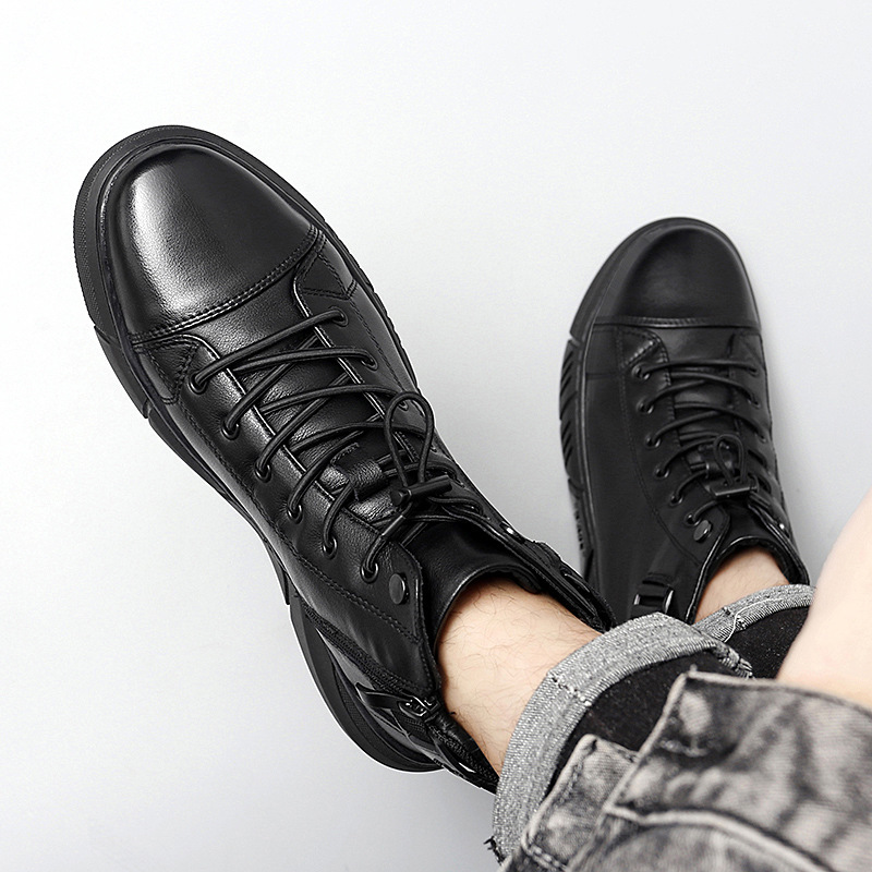 Plus Size Men's Shoes Soft-soled Martin Boots foto 5