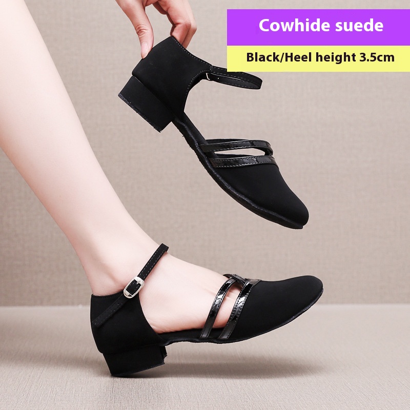 Latin Dance Low Heel Soft Bottom Girls foto 5