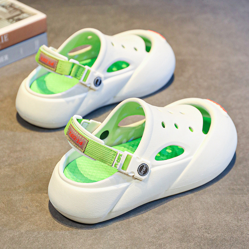 Men's Outerwear Casual Trend Color Matching Slippers foto 3