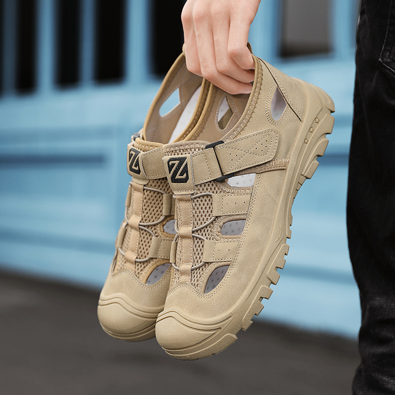Non-Slip Hollowed-Out Toe Shoes Versatile Casual Sandals foto 2