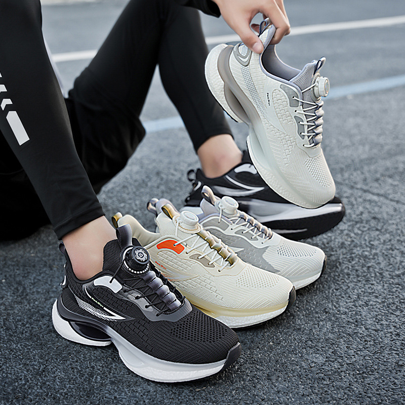 Rotating Button Running Youth Student Leisure Sports Shoes foto 2