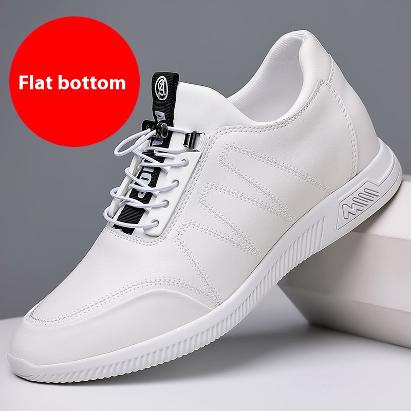 Soft Bottom Casual Youth Dating Leather Shoes foto 3
