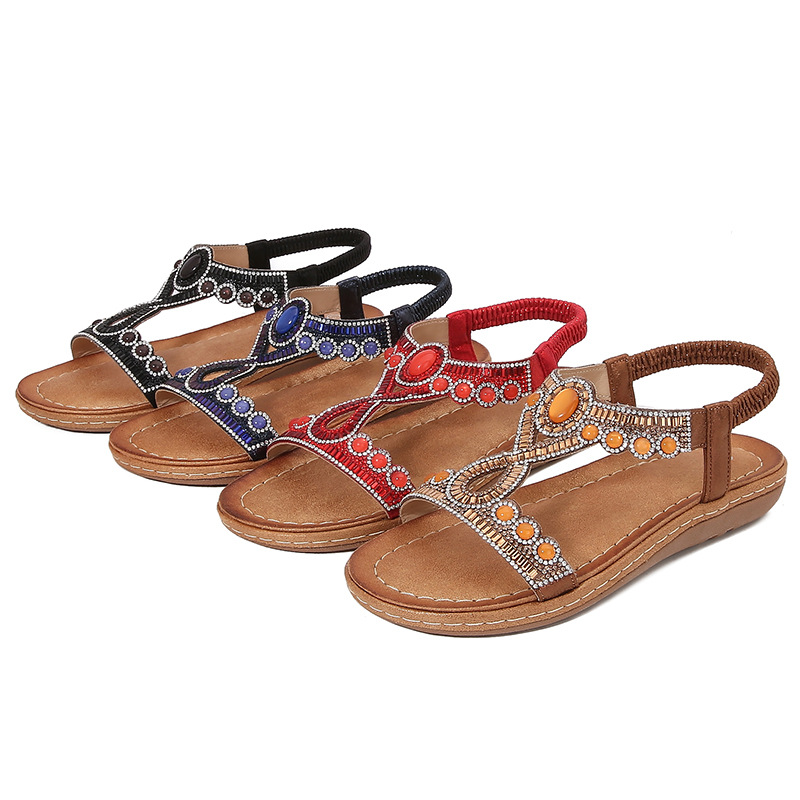 Frosted Bohemian Sandals Women's Summer foto 3