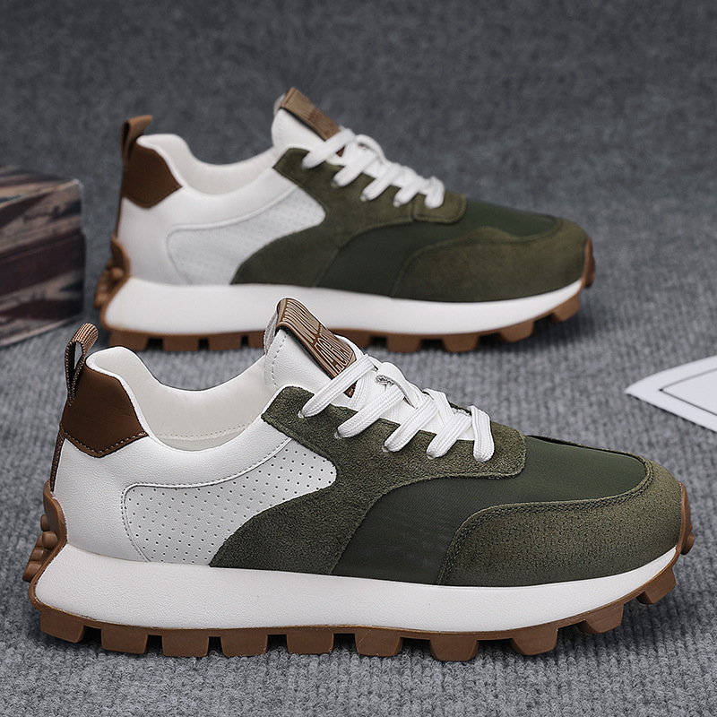 Men's Shoes Sports Casual Leather Dad Shoes foto 3