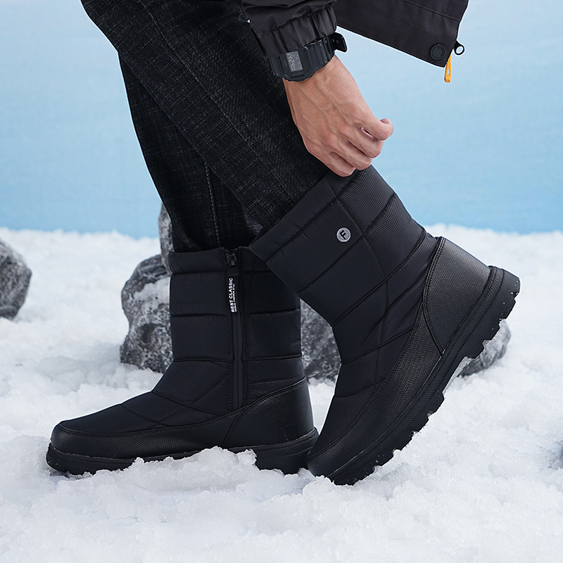 Cloth Couple Boots Outdoor Climbing Fleece-lined Warm Leisure foto 3