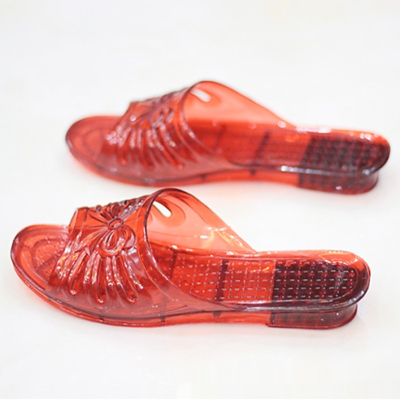 Glitter Crystal Slippers Transparent Non-slip Surprise Birthday Gift foto 3