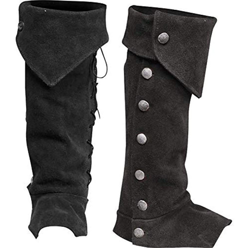 Men's Fashionable And Versatile Boot Covers With Buckles