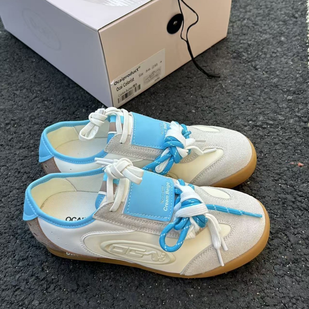 High-end Contrast-color Design Casual Flat Shoes For Commuting foto 2