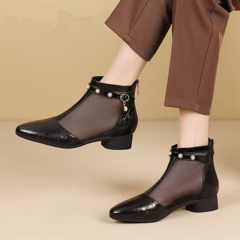 Single Boots Soft Bottom Not Tired Feet Mesh Boots For Women foto 5