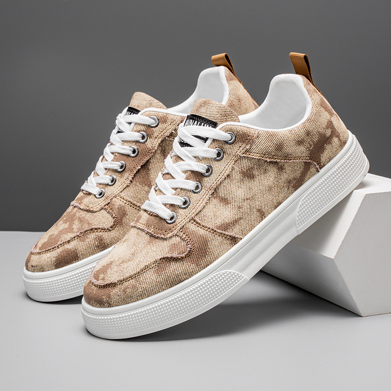 Summer Low-top Canvas Sneakers Increased By Denim Shoes foto 4