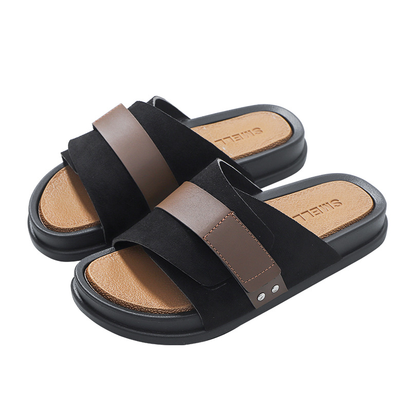 Outer Wear Home Bathroom Non-slip Platform Slippers foto 5