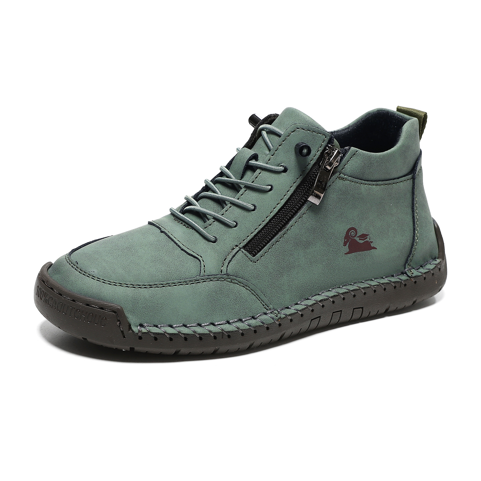 Handmade Stitching Female Soft Bottom Flat Shoes Casual foto 4