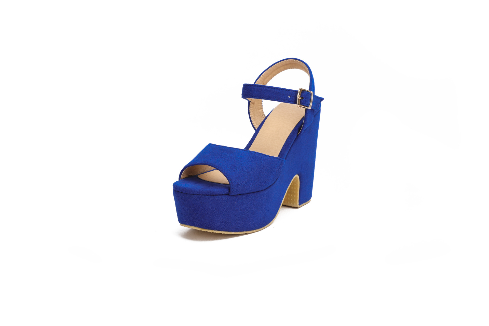 Plus Size Sandals Platform Platform Ankle-strap Open Toe Women's Shoes foto 2