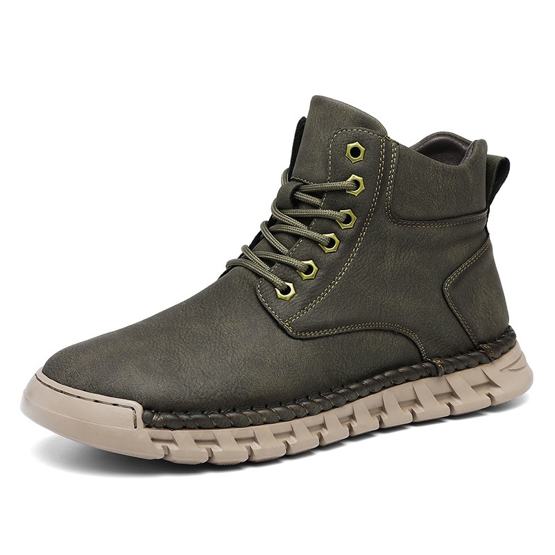 Autumn And Winter High-top Velvet Thermal Wear-resistant Non-slip Leisure Boots foto 2