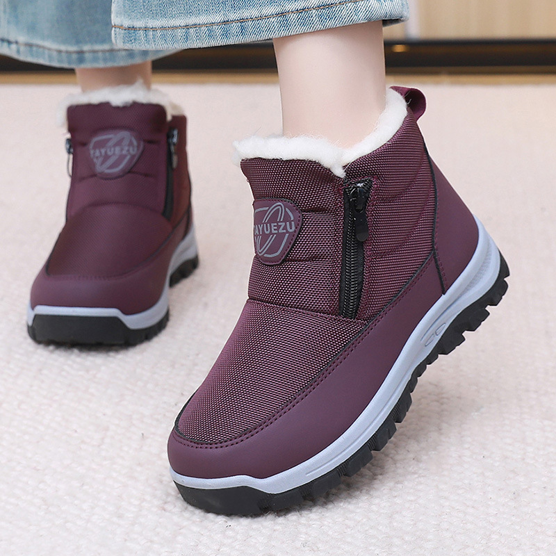 Fleece-lined Extra-thick Cold-resistant And Comfortable Side-zip Boots foto 5