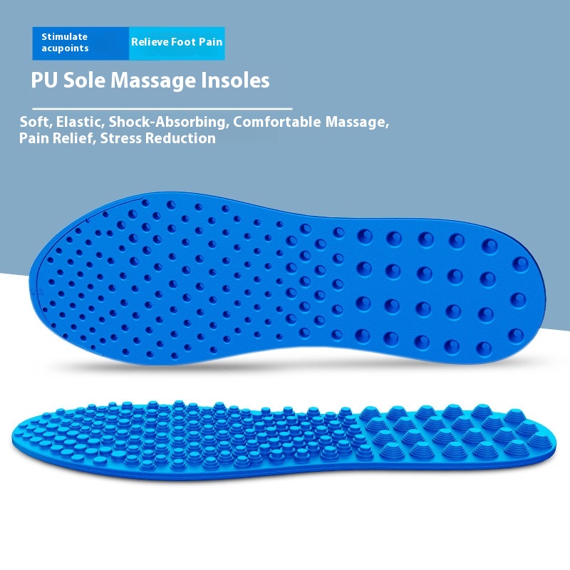 Men's And Women's Shock-absorbing Soft Elastic Shock-absorbing Deodorant And Breathable Not Tired Foot Insole foto 3