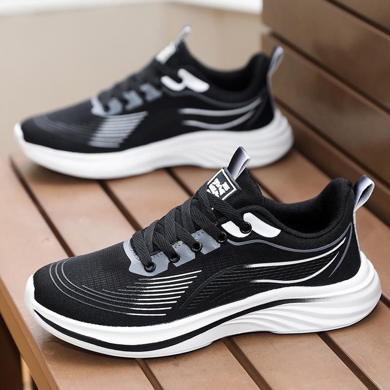 Mens Shoes Breathable Soft-soled Lightweight Sports And Casual Footwear foto 4