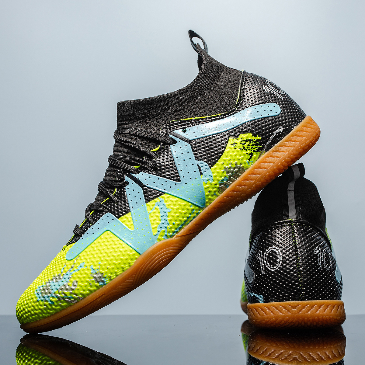 Football Flat Youth Men's Shoes Plus Size