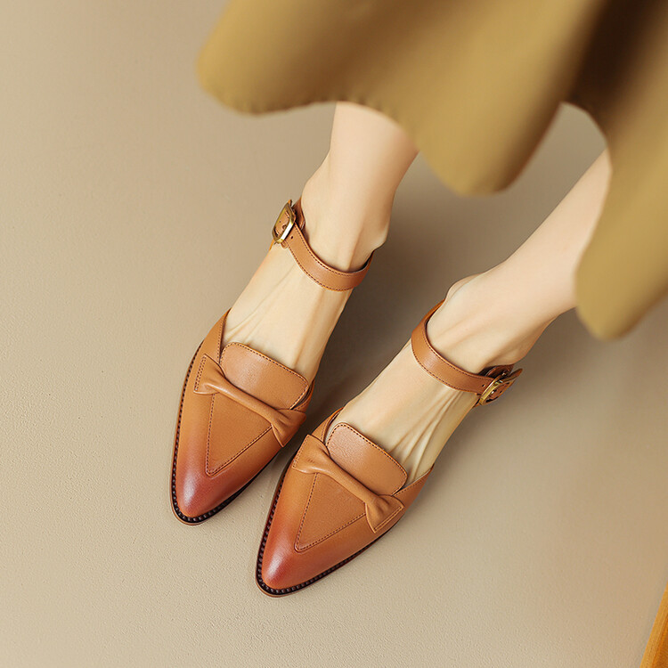Women's Bowknot Pointed Toe Sandals foto 2