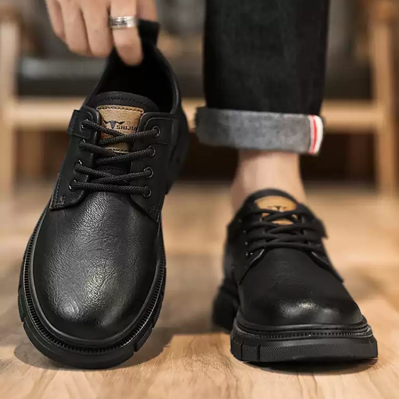 New Spring And Autumn Business Casual Leather Shoes Men foto 5