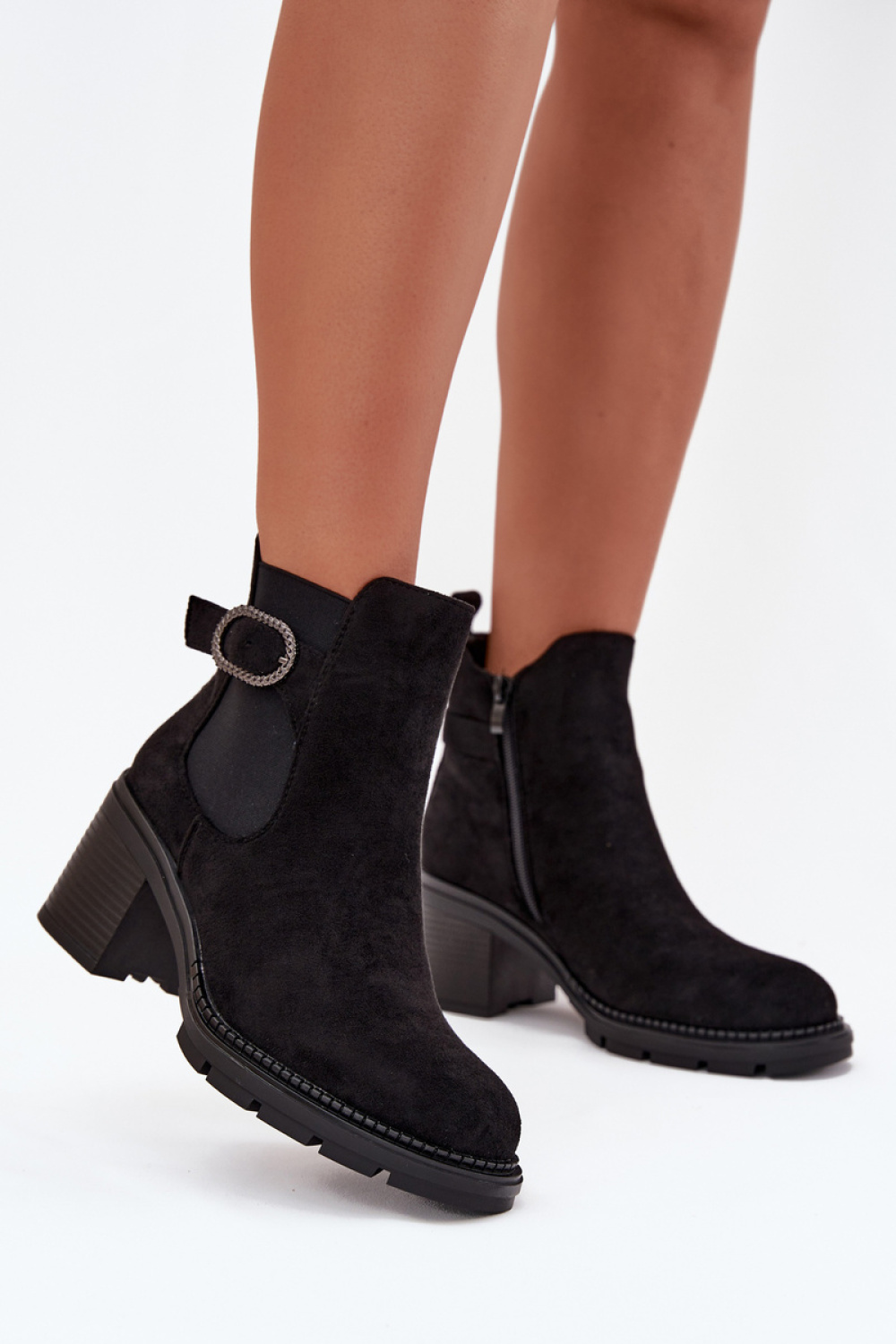 Laarsjes met hoge hak Step in style