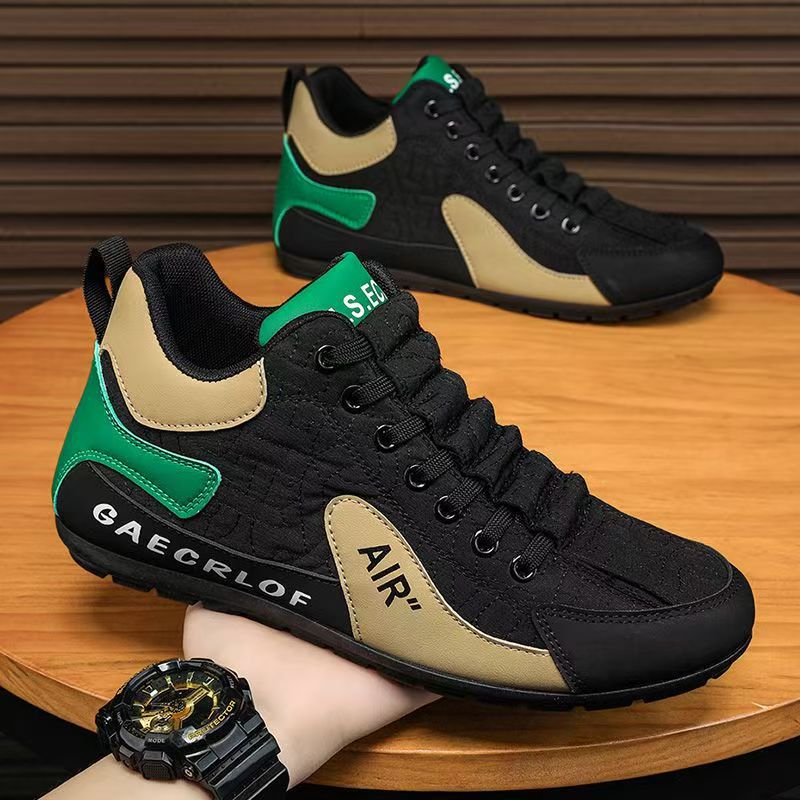 Autumn New Leather Upper Breathable Casual Sneakers foto 3