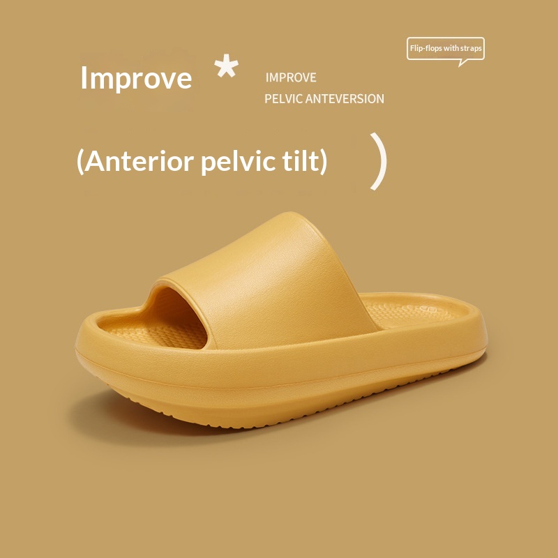 Ergonomic Low-heel Shoes For Correcting Anterior Pelvic Tilt Front-high Back-low Slippers