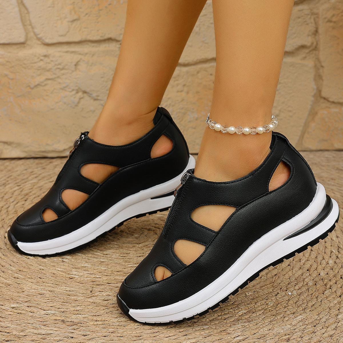 Baotou Chunky-sole Soft-soled Sandals Women's Casual foto 2