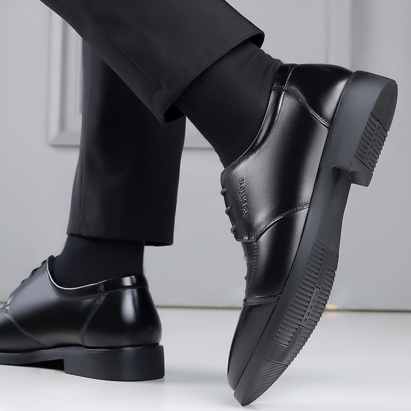 New Men's Trendy Casual Leather Shoes foto 5