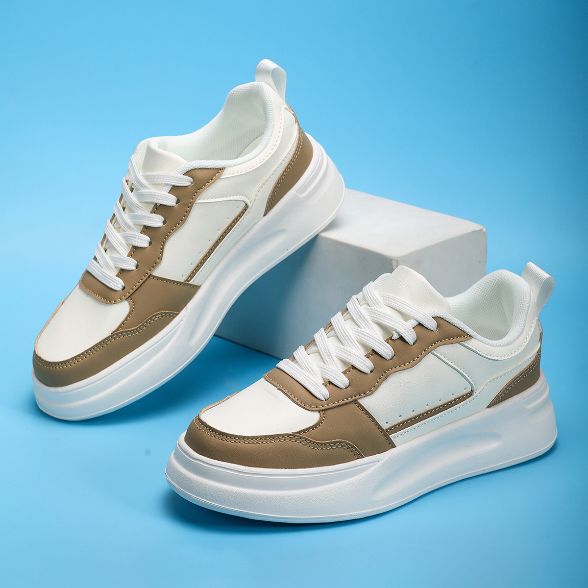 Platform Casual Shoes Outer Wear Height Increasing Women Shoes foto 4