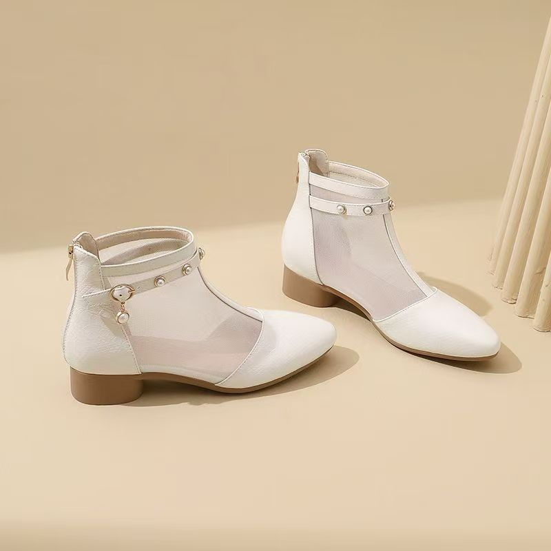 Single Boots Soft Bottom Not Tired Feet Mesh Boots For Women foto 4