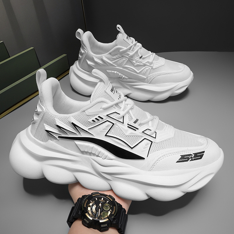 Plus Size Men's Shoes Mesh Breathable Platform foto 4