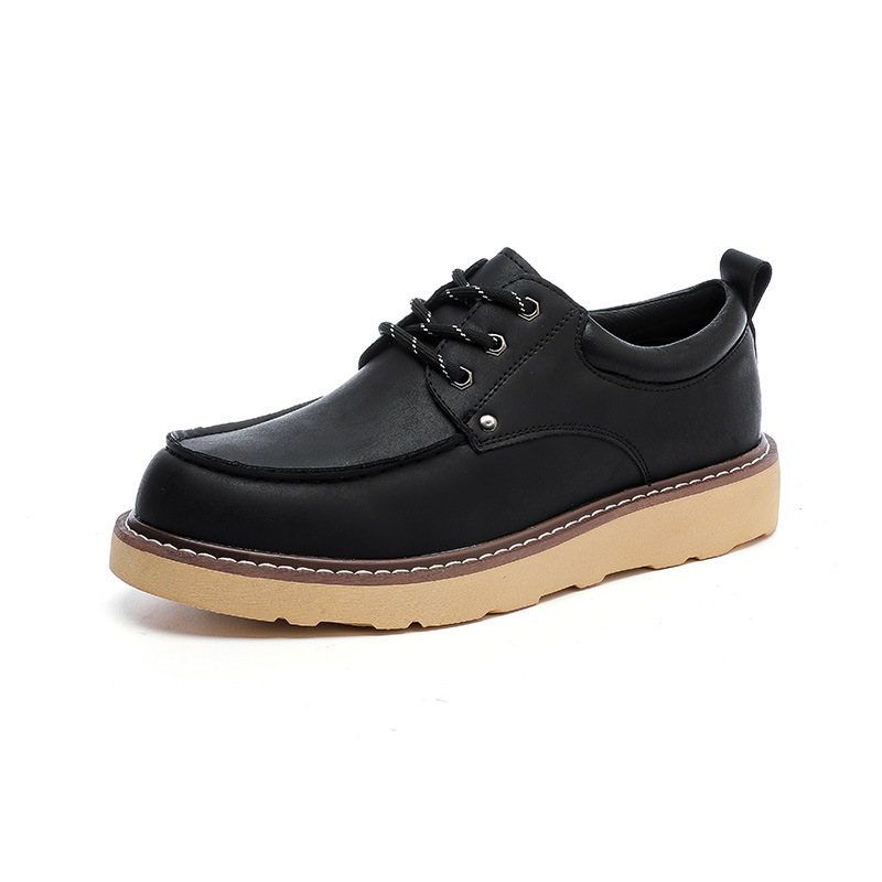 American Work Shoes Low-top Men's Martin Boots Big Head Leather Shoes Genuine Leather Shoes foto 5
