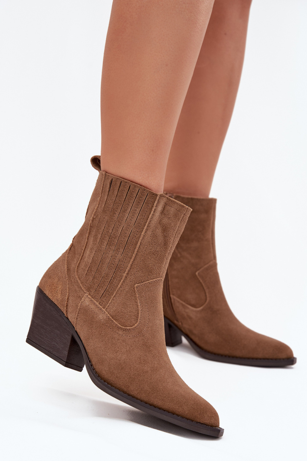 Laarsjes met hoge hak Step in style