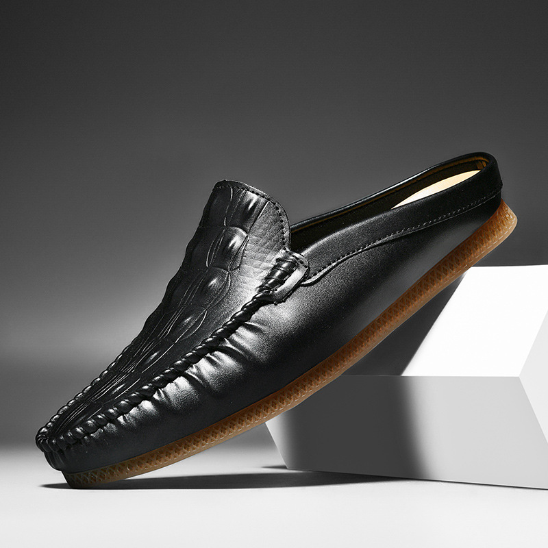 Summer Men's Leisure Semi-slippers Breathable Gommino foto 3