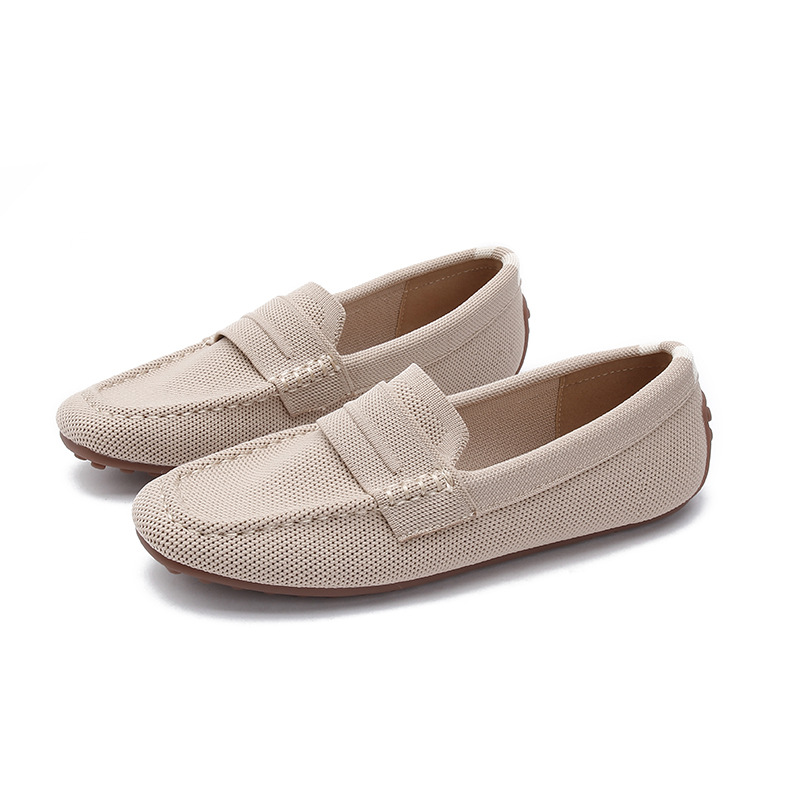 Gommino Women's Round Head Flying Woven Pumps foto 4