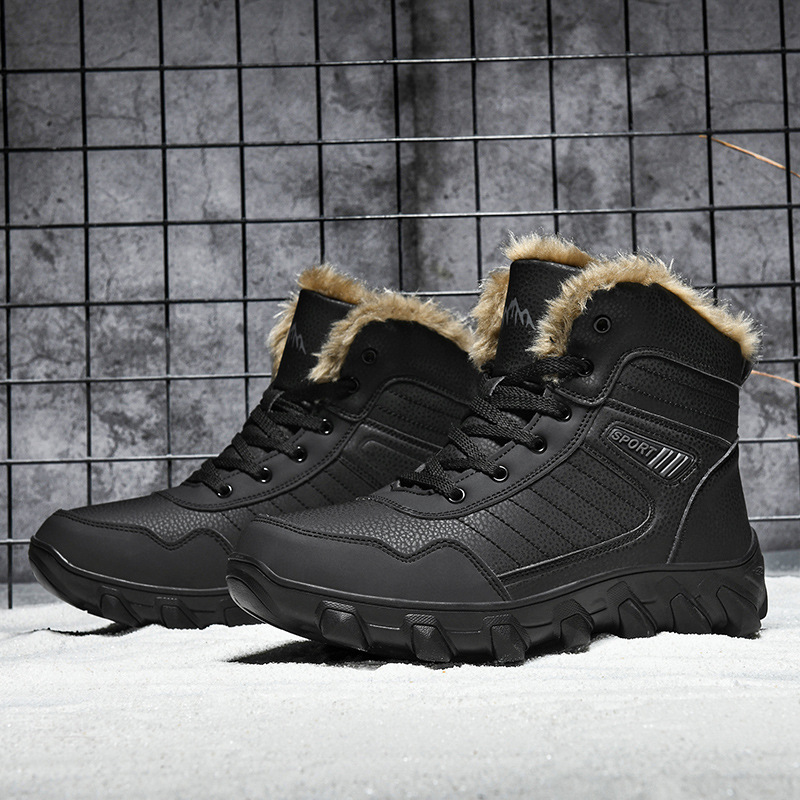 Men's Fleece-lined Warm Snow Boots foto 2