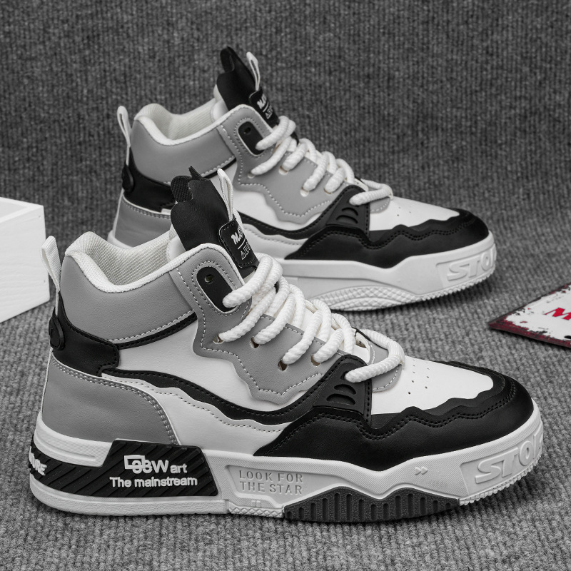 Men's Plus Size High-top Casual Sneaker Mid-top Sports foto 5