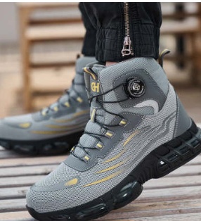Men's Steel-toed Work Shoes Impact-resistant, Puncture-proof And Abrasion-resistant For Hiking foto 3