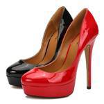 Anti-string Crossbody Plus Size Women's Low-cut High Heel Pumps foto 4